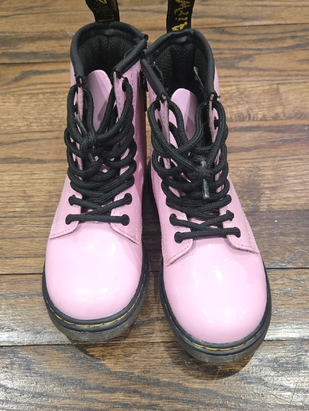 Dr. Martens Light Baby Pink Boots Kids Size 11